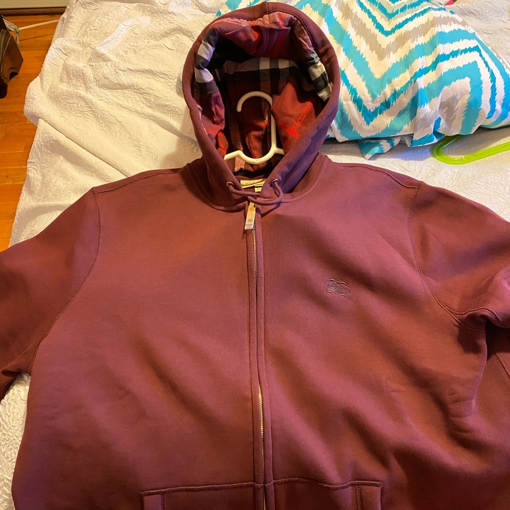 Brand new Burberry burgundy sweater